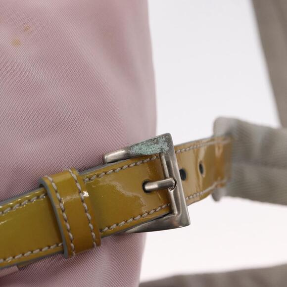 PRADA Backpack Nylon Pink Silver Auth 153366 main image 14